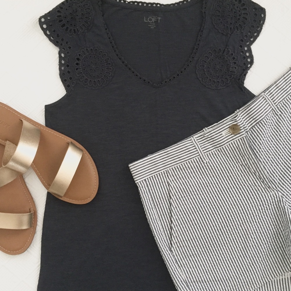⬇️3” seersucker sunkissed shorts | gap.
